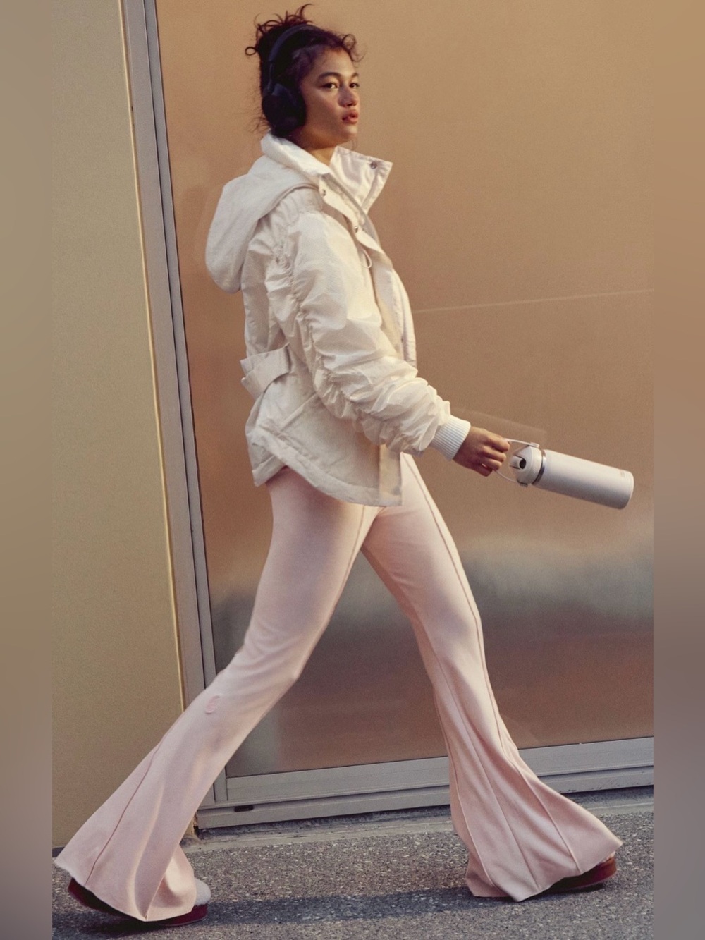 NWT Free People Movement S Feel the Flow Flare Pants in Ballet 🩰 Slipper Pink - Picture 5 of 9